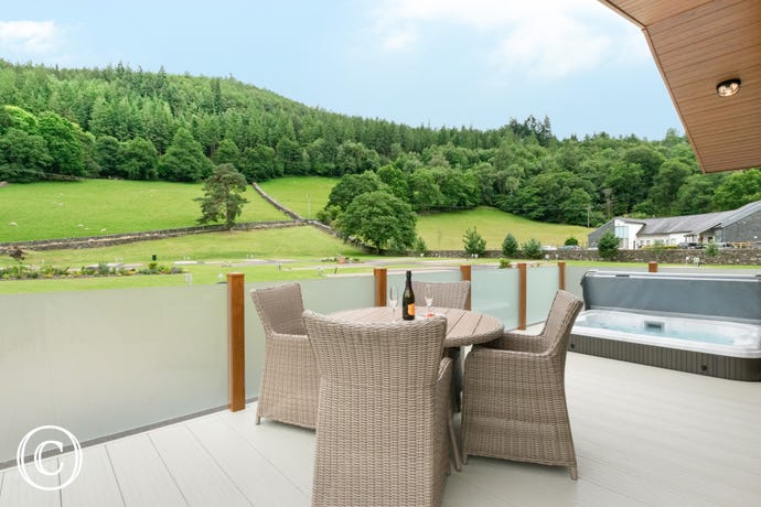 Your own hot tub on the patio Your own hot tub on the patio