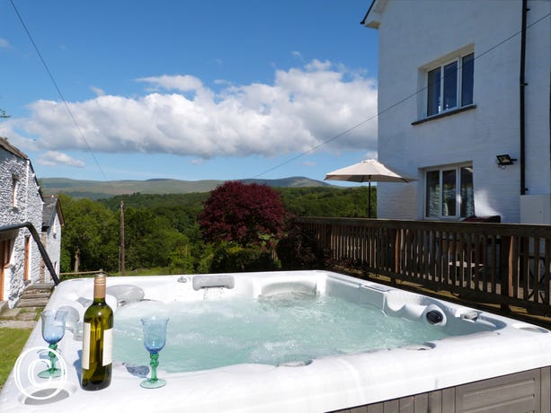 Hot tub with a view - the perfect setting for a relaxing holiday